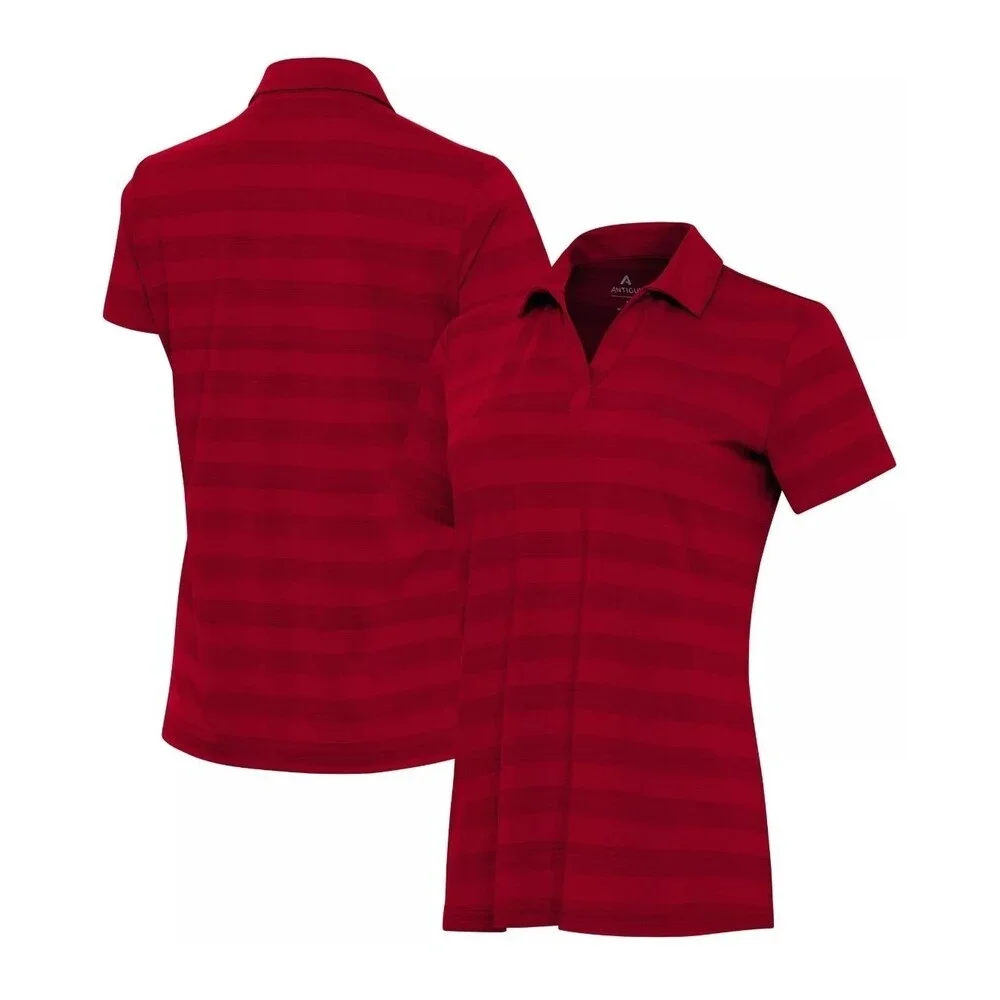 NWT Antigua Women's Tunnel Polo Sz XL Red MSRP $62 New Excellent A600 Golf - Picture 5 of 5